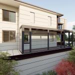 Modern Design Air Tightness Level 8 House Aluminum Glass Sliding Windows at