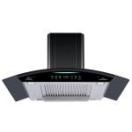 Kitchen SS Wall Chimney Range Hoods 48 Inch Arc Shaped