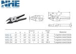 Pneumatic Metal Air Nipper Blades Tungsten Steel 0.02 - 0.8mm