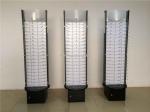 Black Wood Base Metal Hook Eyewear Store Sunglass Display Stand