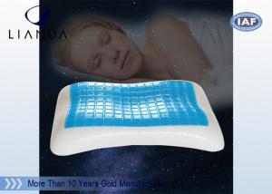Wholesale Popular logo Gel Memory Foam Soft Cool Summer Pillow 60×34×10CM from china suppliers