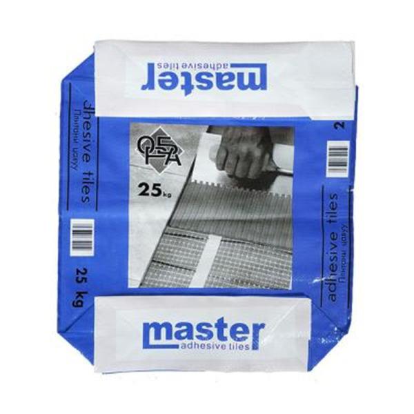 Hot Sale 25KG 40KG 50KG Ad Star Bags PP Block Bottom Bag Cement Valve Bags