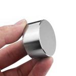 Super Powerful Big Round Magnet with Nickel Coating Top- Permanent Neodymium