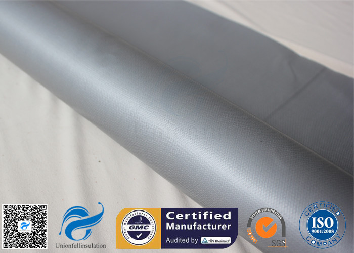 Silicone Coated Fibreglass Fabric / 3732 Fire Resistant Glass Fiber Cloth
