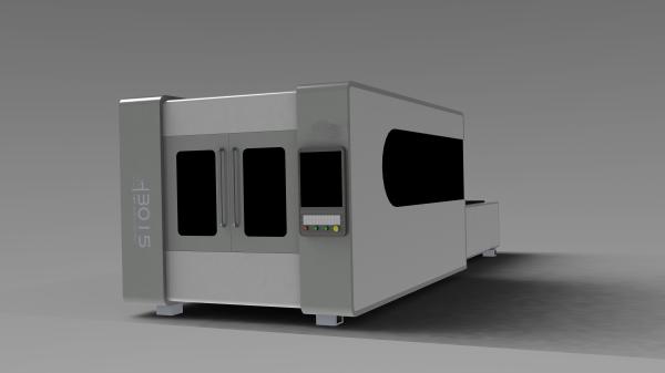 closed type 1000w-6000w metal fiber laser cutting machine