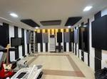 Recorded Studio Room Fabric Wrapped Acoustical Wall Panels Sound Absorbing Board