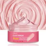 Vitamin C Organic Rose Dead Sea Clay Mud Mask for Face and Body Deep Skin