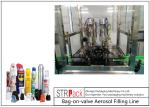 Reduced Spray Noise Bottle Filling Line Bag On Valve Aerosol Filling Line