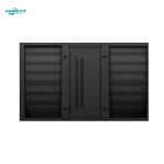 Black Android Outdoor Fanless Wall Mounted Lcd Display 86 Inch