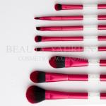 Luxurious 9 Piece Makeup Brush Set Diamond Decoration Full Face Brush Set