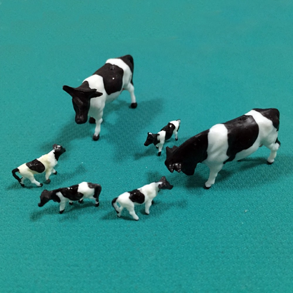 ABS plastic animals cows,horse and sheep Architectural model Animals for farm working