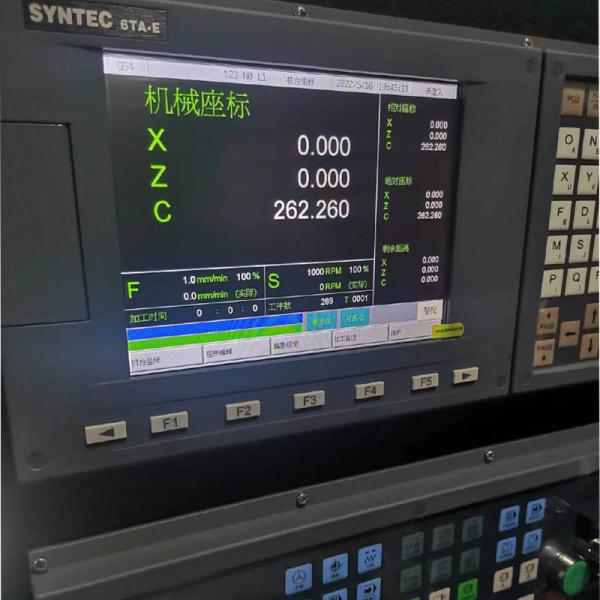 Multifunctional 400mm Slant Bed CNC Lathe 4000RPM Shock Resistant