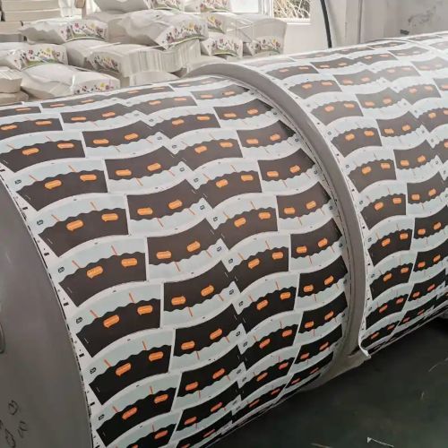 PE Coated Raw Material Food Packing Paper Roll With 500~1500mm Width For Paper Cup Fans