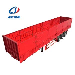 Wholesale Side Wall Semi Trailer for Truck Tractor Max Payload 30-100T Leaf-spring/Air Suspension from china suppliers