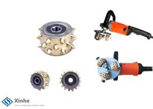 Wholesale Rotary Bush Hammer Tungsten Carbide Cutters On Floor Grinders Scarifier Concrete Milling Machine Cutters from china suppliers