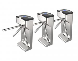 China Semi Automatic Tripod Turnstile Gate With Drop Arm Down Function And Anti - Pass Back on sale