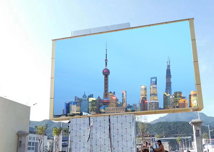 Sports Halls Front Rear Module Maintenance Outdoor P8 Led Signage Display