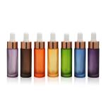 Portable Clear Glass 15ml 0.5oz Serum Dropper Bottles