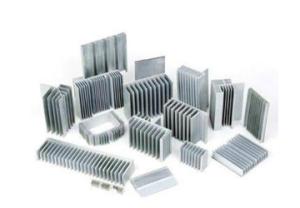 Wholesale Silvery / Anodized Industrial Aluminum Extrusion Profiles , Aluminum Heat Sink from china suppliers