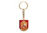 High Quality Iron or Brass or Copper Metal Stamping Promotional Keychain with