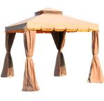 Outdoor Gazebo Canopy Garden Tent 600D Oxford Fabric Graphic Material