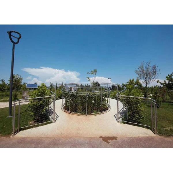 1.2mm - 4.0mm Wire Rope Mesh For Secure Passages / Bridge Safety