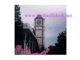 Wholesale Double side city street clocks and movement motor 50cm 60cm 100cm 120cm diameters water rain proof maintenance free from china suppliers