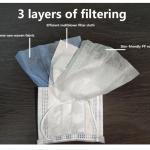 Home Travel Meltbrown Disposable Earloop Face Mask