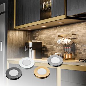 Wholesale LED Ultra Thin Puck Lights Changeable Magnetic Cover Recessed / Surface Mounted from china suppliers