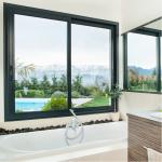 Heat Resistant Custom Aluminium Windows Aluminium Glass Awning Top Hung Window