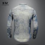 2022 Unique Design Spring Fashion Men's Retro Flower Shirt Casual Style Dress