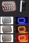 Good quality Off Road 45W 7 inch Epistar Chips LED headlight with Colorful Ring