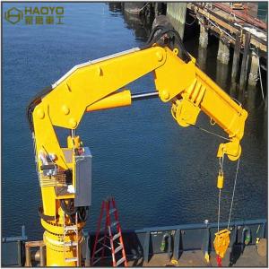 Wholesale 4 ton Electric Hoist Knuckle Boom Deck Crane Marine Ship Deck Crane from china suppliers