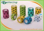 Veterinary Comfortable Cartoon Printing Elastic Self Adhesive Bandages For