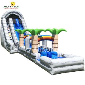 Wholesale Grayish Blue PVC Inflatable Tunnel Slide For Adventure Seekers from china suppliers