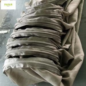 China High Temperature Fibreglass Filter Bags 850gsm For Cement Plant on sale