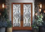Black Patina Internal Decorative Sliding Glass Door Added Light