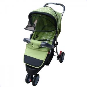 Wholesale Green 3 wheel Baby Stroller Carriage Baby Trend Stroller with Storage Basket from china suppliers
