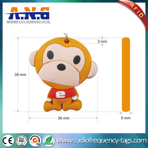 Rewritable Contectless RFID HF Proximity Key Fob For Access Control