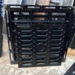 Durable Road Ductile Iron Cover And Frame Di Manhole Cover Shock Absorption