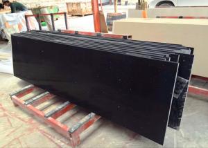Wholesale Black Sparkle Quartz Tile Countertop Black Galaxy For Kitchen 26&quot; X 96&quot; X 2cm from china suppliers