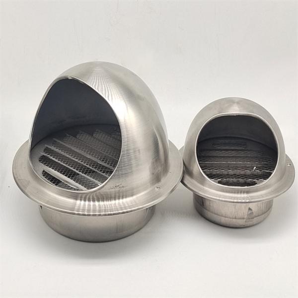 10" Stainless Steel Round Kitchen Wall Exhaust Waterproof Ventilation Mushroom