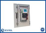 Small Wall Mount Outdoor Telecom Enclosure Galvanized Steel With 19 Inch Rack