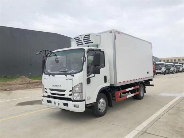 ISUZU KV100 Refrigerated Box Truck 3-5 Ton Freezer Truck 4x2 Drive Model