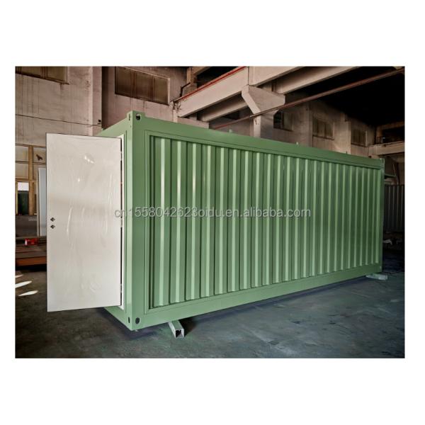 Galvanized Steel Square Tubes Main Structure Container Houses for Whole Assemble 20ft 40ft Prefab Coffee Shop