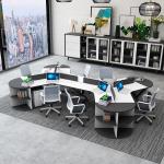 3/6 Person Workstation Simple Modern Office Furniture with Desk Chair and