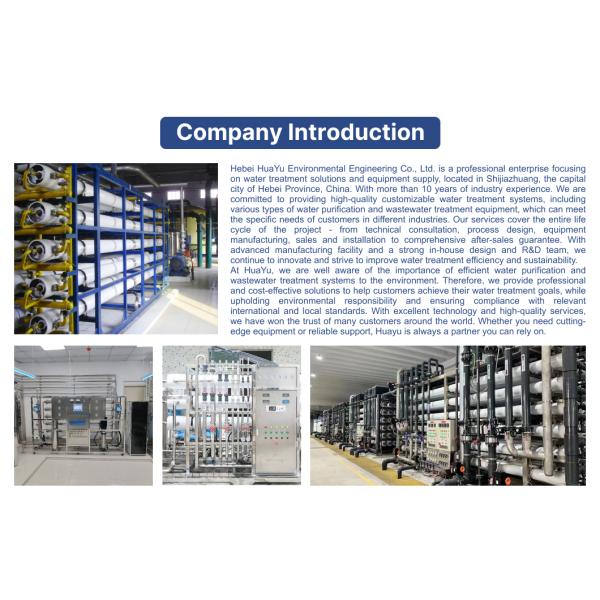 Industrial & Commercial Professional Design Effluent Treatment RO Industrial Filtration Plant Reverse Osmosis Purification Plant