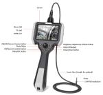 Handheld Portable Industrial Endoscope Inspection Camera VH510-60-2500
