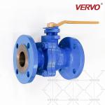 Soft Seated Class 1500 Floating Ball Valve Cast Steel Ball Valve DN32 WCB Silica