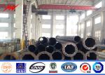 15m Electrical Power Pole Customizable Base Plate Mounted Steel Transmission